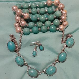 Turquoise set